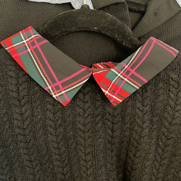 NWT Riley & Rae Cable Knit 2-For-1 Pullover Sweater - Picture 9 of 11